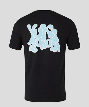 角田裕毅 オラクル レッドブル レーシング YUKI WAVE グラフィック Tシャツ ブラック /FN-W/ARB 
