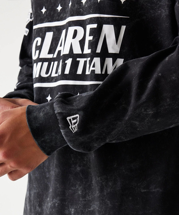 マクラーレン F1チーム NewEra ロングスリーブ レーシングTシャツ ブラック