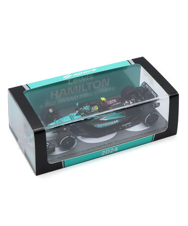 スパーク 1/43スケール メルセデスAMG ペトロナス F1 W15 Eパフォーマンス ルイス・ハミルトン 2024年 シンガポールGP 6位 /24f1m