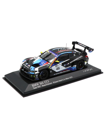 ミニチャンプス 1/43スケール BMW M4 GT3 TEAM WRT NO.46 バレンティーノ・ロッシ 2023年 ロード to ル･マン ウィナー