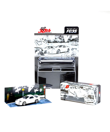 Hobby JAPAN 1/64スケール 頭文字D 30周年記念 マツダ RX-7 (FC3S) RedSuns/頭文字D 高橋 涼介 VS 藤原 拓海