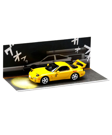 Hobby JAPAN 1/64スケール 頭文字D 30周年記念 マツダ RX-7 (FD3S) RedSuns/頭文字D 高橋 啓介 VS 藤原 拓海