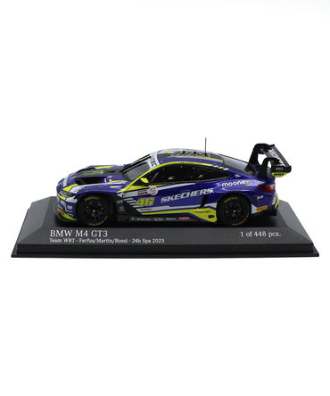 ミニチャンプス 1/43スケール BMW M4 GT3 TEAM WRT NO.46 バレンティーノ・ロッシ 2023年 スパ 24時間 