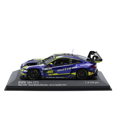 ミニチャンプス 1/43スケール BMW M4 GT3 TEAM WRT NO.46 バレンティーノ・ロッシ 2024年 ポール･リカール 4時間 