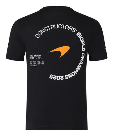 マクラーレン F1 チーム 2025年 コンストラクターズ チャンピオン 記念 Tシャツ