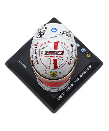 ルックスマート 1/5スケール シャルル・ルクレール 2025年 日本GP F1参戦150戦目 フェラーリ ヘルメット 