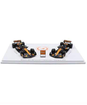 スパーク 1/64スケール マクラーレンF1チーム MCL38 ランド・ノリス ＆ オスカー・ピアストリ 2024年 コンストラクターズチャンピオン セット/spk