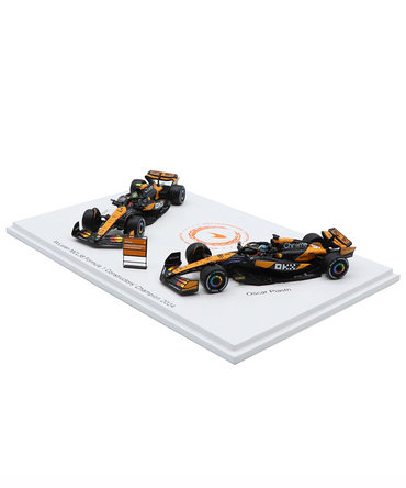 スパーク 1/64スケール マクラーレンF1チーム MCL38 ランド・ノリス ＆ オスカー・ピアストリ 2024年 コンストラクターズチャンピオン セット/spk