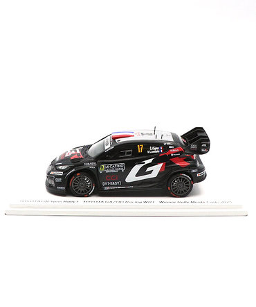 スパーク 1/43スケール トヨタ GR ヤリス ラリー1 ハイブリッド TOYOTA GAZOO Racing WRT 17号車 セバスチャン・オジエ / ヴァンサン・ロンデ 2025年 WRC モンテカルロ ラリー 優勝 /TGR_WRC