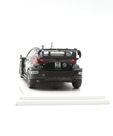 スパーク 1/43スケール トヨタ GR ヤリス ラリー1 ハイブリッド TOYOTA GAZOO Racing WRT 17号車 セバスチャン・オジエ / ヴァンサン・ロンデ 2025年 WRC モンテカルロ ラリー 優勝 /TGR_WRC