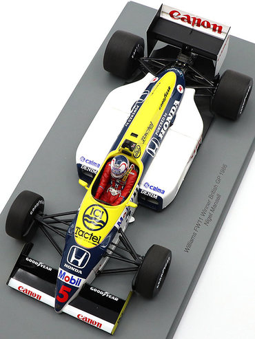スパーク 1/18スケール ウィリアムズ ホンダ FW11 ナイジェル・マンセル 1986年 イギリスGP 優勝