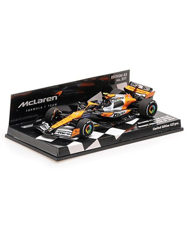 【10月23日入荷予約受付中】ミニチャンプス 1/43スケール マクラーレン F1 MCL38 ランド・ノリス 2024年 シンガポールGP 優勝
