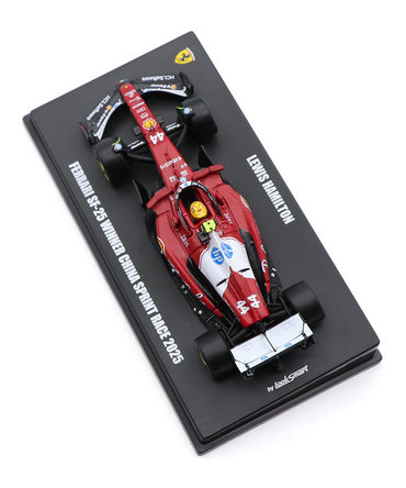 ルックスマート 1/64スケール フェラーリ SF-25 ルイス・ハミルトン 2025年 中国GP スプリントレース 優勝 /spk
