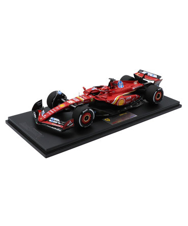 ルックスマート 1/18スケール フェラーリ SF-24 シャルル・ルクレール 2024年 アメリカ（オースティン）GP 優勝 /24f1m