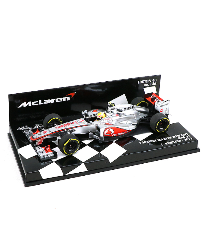 【海外並行品】ミニチャンプス 1/43 ボーダフォン マクラーレン メルセデス MP4-27 ルイス・ハミルトン 2012年拡大画像