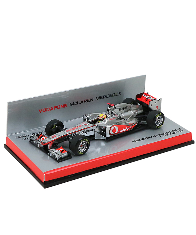 【海外並行品】マクラーレンチーム別注 ミニチャンプス 1/43スケール ボーダフォン マクラーレン メルセデス MP4-26 ルイス・ハミルトン　2011年拡大画像