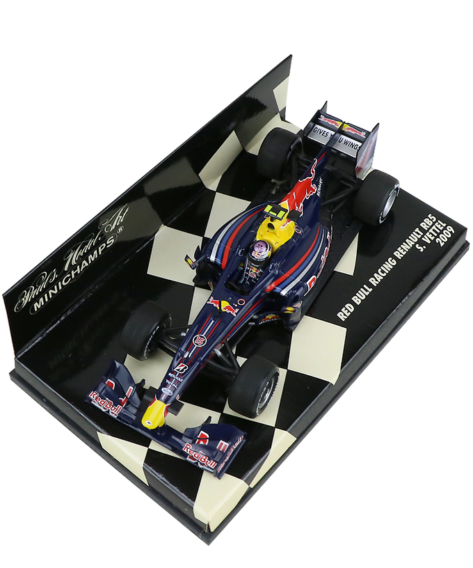 【海外並行品】ミニチャンプス 1/43スケール レッドブルレーシング ルノー RB5 セバスチャン・ベッテル 2009年/ARB拡大画像