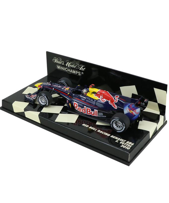 【海外並行品】ミニチャンプス 1/43スケール レッドブルレーシング ルノー RB6 セバスチャン・ベッテル 2010年/ARB拡大画像