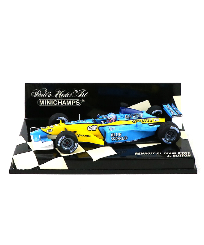 【海外並行品】ミニチャンプス 1/43スケール ルノー F1チーム R202 ジェンソン・バトン 2002年拡大画像