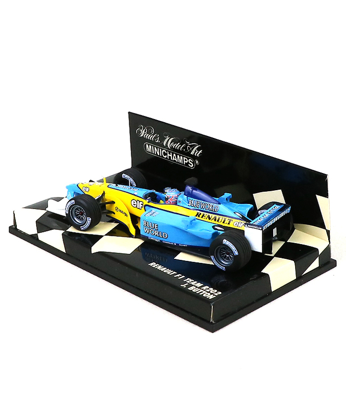 【海外並行品】ミニチャンプス 1/43スケール ルノー F1チーム R202 ジェンソン・バトン 2002年拡大画像