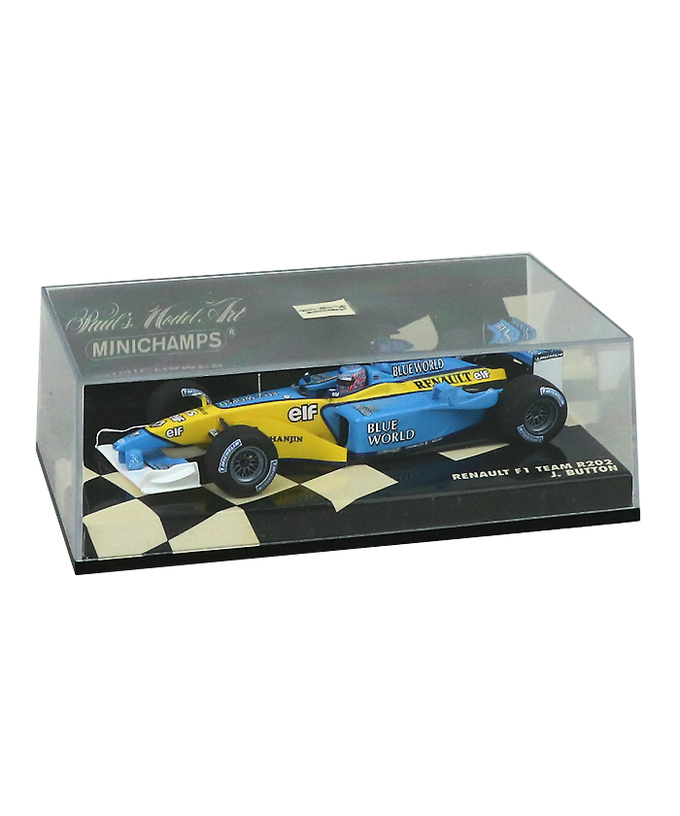 【海外並行品】ミニチャンプス 1/43スケール ルノー F1チーム R202 ジェンソン・バトン 2002年拡大画像