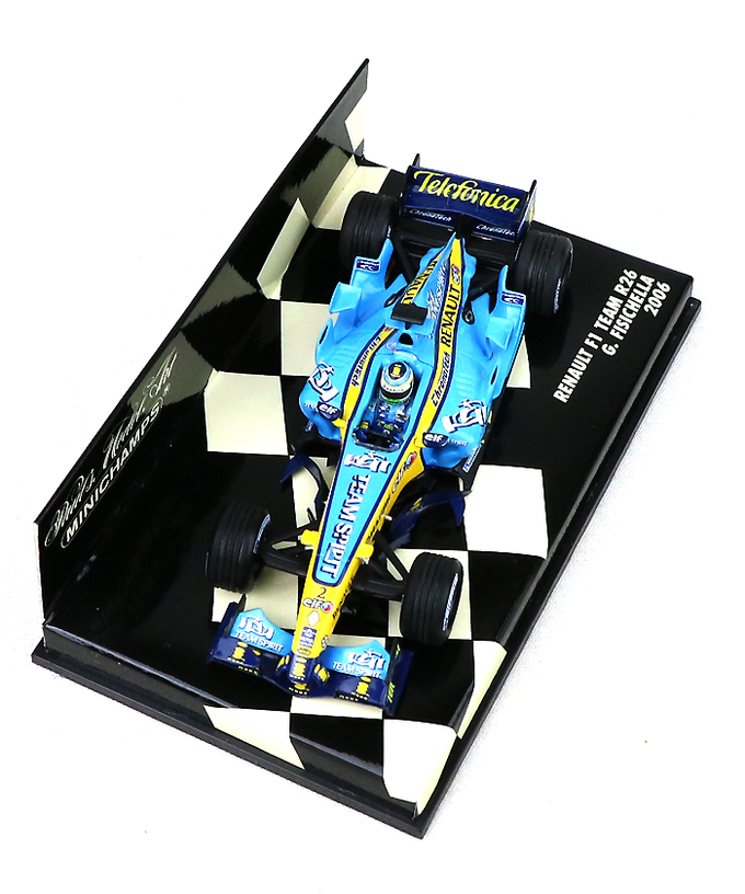 【海外並行品】ミニチャンプス 1/43スケール ルノー F1チーム R26 ジャンカルロ・フィジケラ　2006年拡大画像