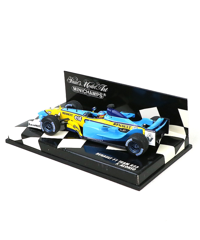 【海外並行品】ミニチャンプス 1/43スケール ルノー F1チーム R23 フェルナンド・アロンソ　2003年拡大画像