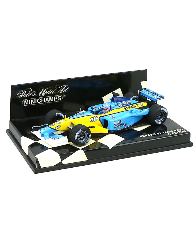 【海外並行品】ミニチャンプス 1/43スケール ルノー F1チーム R202 ジェンソン・バトン 2002年拡大画像