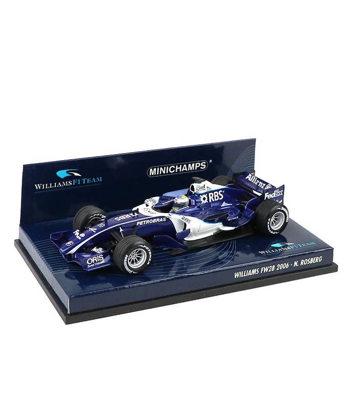 【海外並行品】ミニチャンプス 1/43スケール ウィリアズ  FW28 ニコ・ロズベルグ　2006年拡大画像