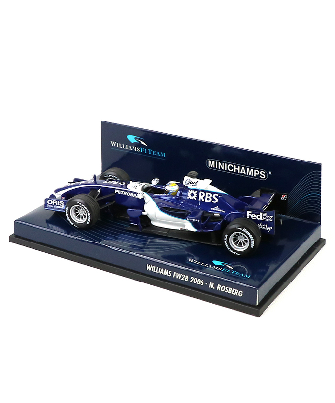 【海外並行品】ミニチャンプス 1/43スケール ウィリアズ  FW28 ニコ・ロズベルグ　2006年拡大画像