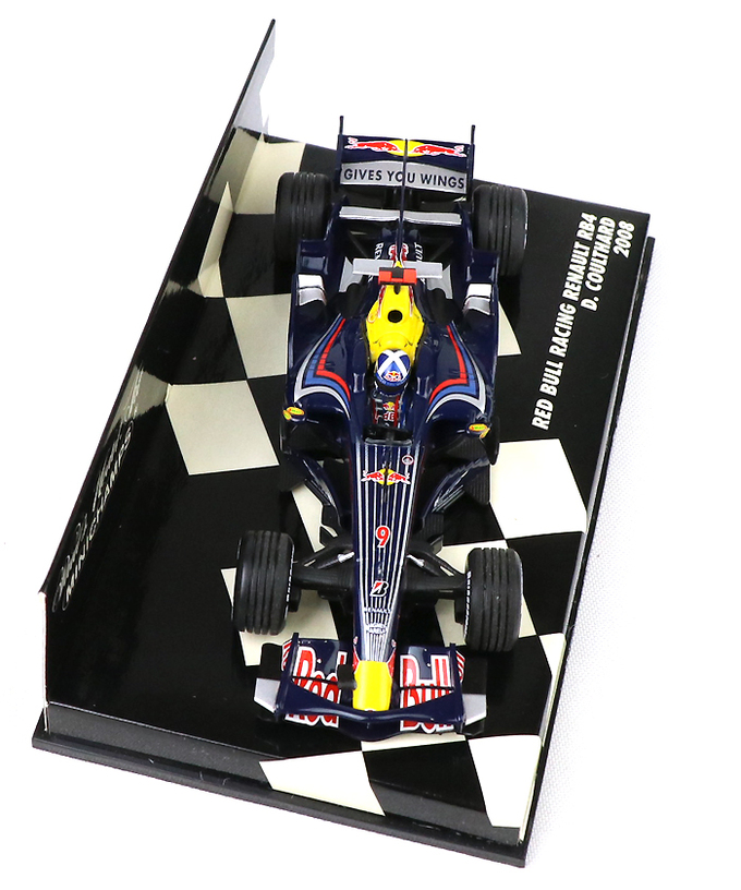 【海外並行品】ミニチャンプス 1/43スケール レッドブル レーシング ルノー RB4 デビッド・クルサード　2008年/ARB拡大画像