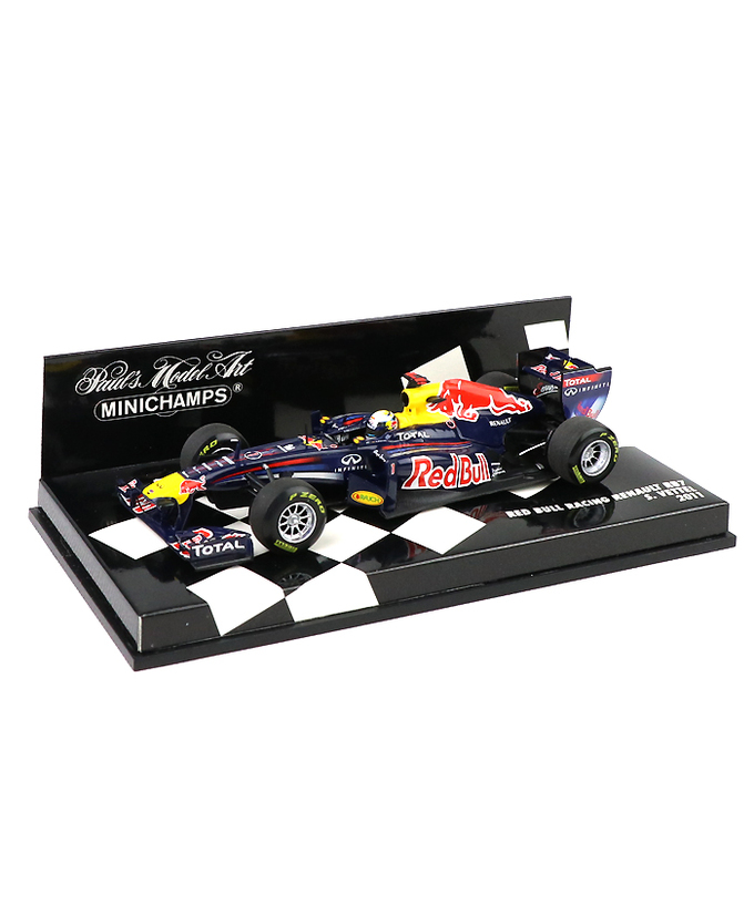 【海外並行品】ミニチャンプス 1/43スケール レッドブル レーシング ルノー RB7 セバスチャン・ベッテル　2011年/ARB拡大画像