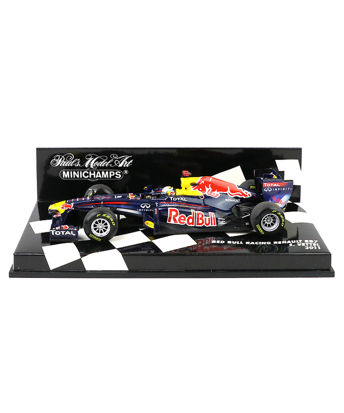 【海外並行品】ミニチャンプス 1/43スケール レッドブル レーシング ルノー RB7 セバスチャン・ベッテル　2011年/ARB拡大画像