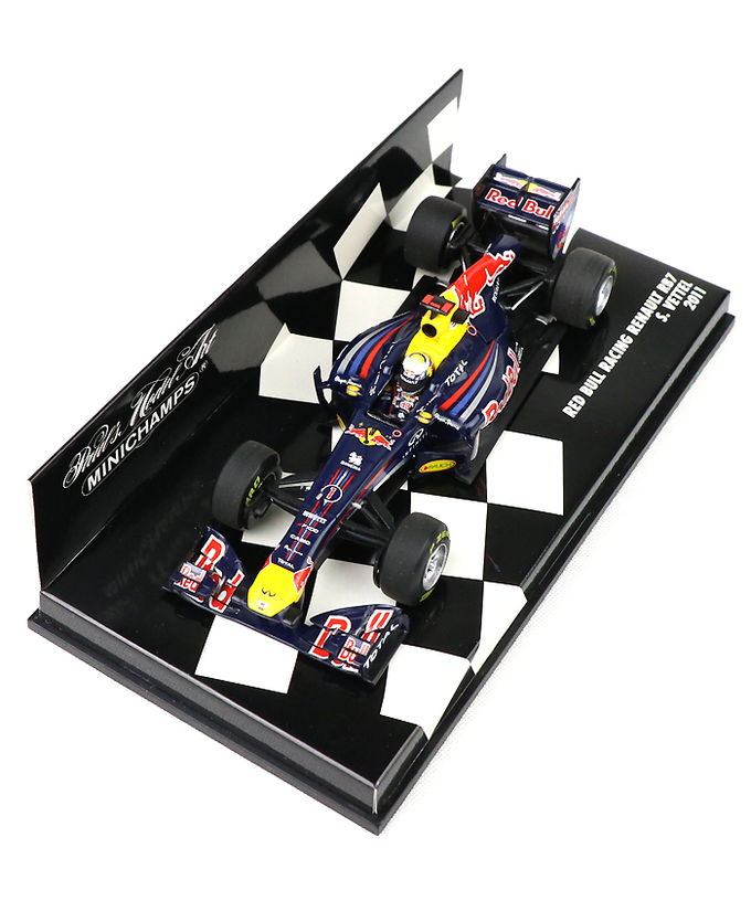 【海外並行品】ミニチャンプス 1/43スケール レッドブル レーシング ルノー RB7 セバスチャン・ベッテル　2011年/ARB拡大画像