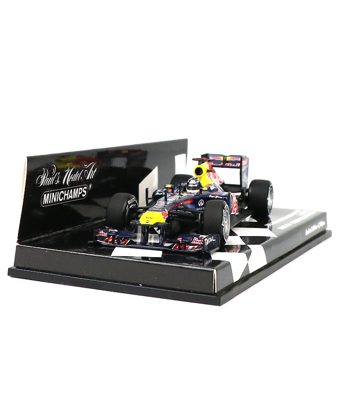 【海外並行品】ミニチャンプス 1/43スケール レッドブル レーシング ルノー RB7 セバスチャン・ベッテル　2011年日本GP　ワールドチャンピオン/ARB拡大画像