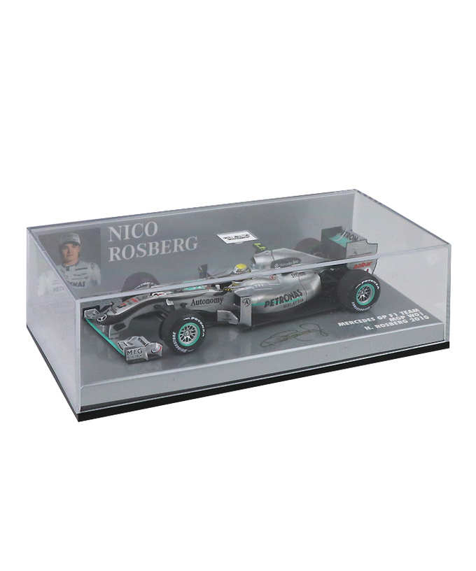 【海外並行品】ミニチャンプス 1/43スケール　メルセデス GP F１チーム W01　ニコ・ロズベルグ　2010年拡大画像