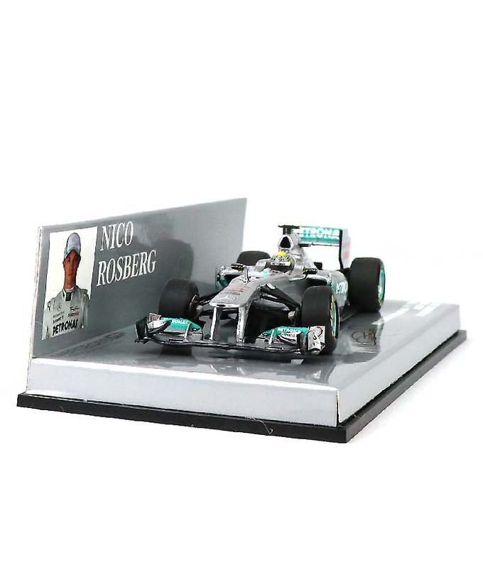 【海外並行品】ミニチャンプス 1/43スケール　メルセデス GP ペトロナス F１チーム W02　ニコ・ロズベルグ　2011年拡大画像