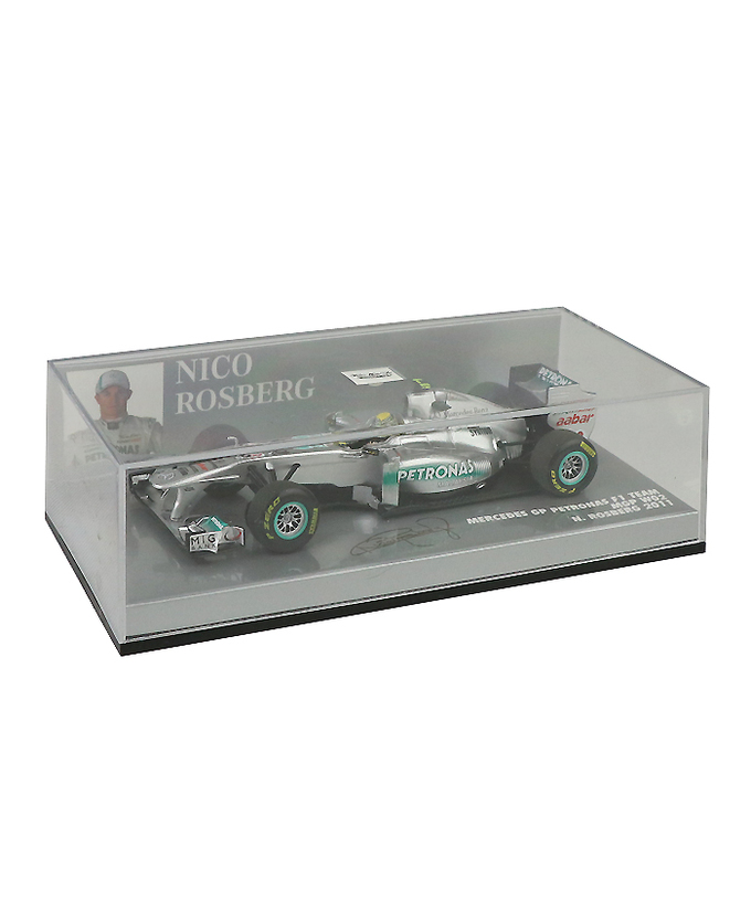 【海外並行品】ミニチャンプス 1/43スケール　メルセデス GP ペトロナス F１チーム W02　ニコ・ロズベルグ　2011年拡大画像