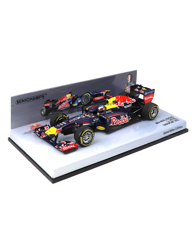 【海外並行品】ミニチャンプス 1/43スケール レッドブルレーシング セバスチャン・ベッテル　2012年ショーカー/ARB拡大画像