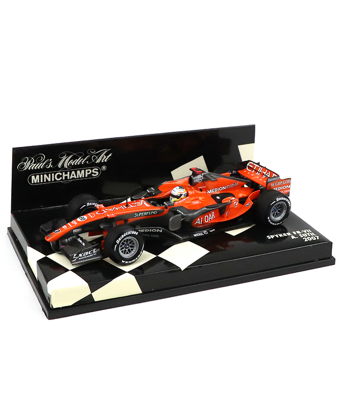 【海外並行品】ミニチャンプス 1/43スケール スパイカー F8-VII エイドリアン・スーティル 2007年拡大画像