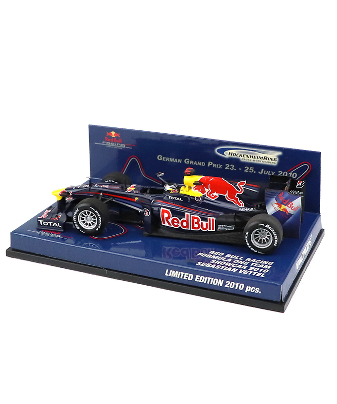 【海外並行品】ホッケンハイム別注 ミニチャンプス 1/43スケール レッドブル レーシング フォーミュラーワンチーム 2010ショーカー セバスチャン・ベッテル拡大画像