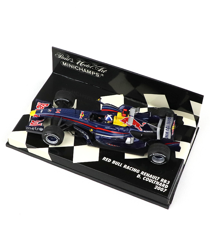 【海外並行品】ミニチャンプス 1/43スケール レッドブルレーシング ルノー RB3 デビッド・クルサード 2007年 /ARB拡大画像