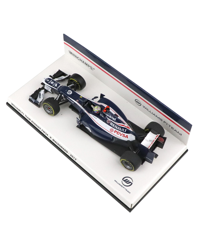 【海外並行品】ミニチャンプス 1/43スケール ウィリアムズ F１チーム ルノー FW34 パストール・マルドナド 2012年拡大画像