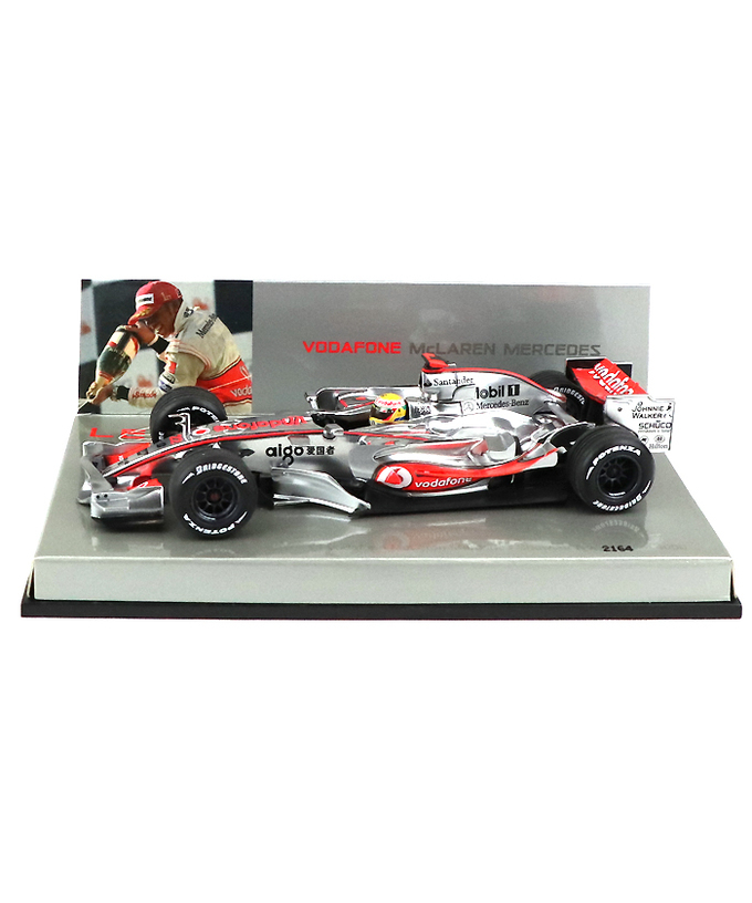 【海外並行品】マクラーレンチーム別注 ミニチャンプス 1/43スケール  ボーダフォン マクラーレン メルセデス 2008年 ショーカー ルイス・ハミルトン拡大画像