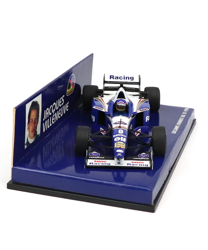 【海外並行品】ミニチャンプス 1/43スケール ウィリアムズ ルノー FW18 ジャック・ビルニューブ 1996年拡大画像