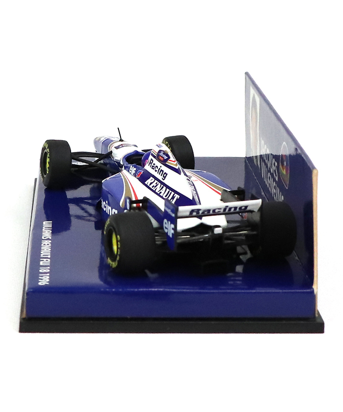 【海外並行品】ミニチャンプス 1/43スケール ウィリアムズ ルノー FW18 ジャック・ビルニューブ 1996年拡大画像