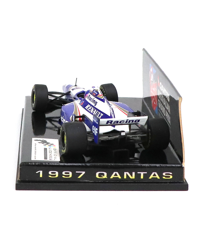 【海外並行品】QANTAS(カンタス航空)別注 ミニチャンプス 1/43スケール ウィリアムズ ルノー FW18 ジャック・ビルニューブ 1997年オーストラリアGP拡大画像