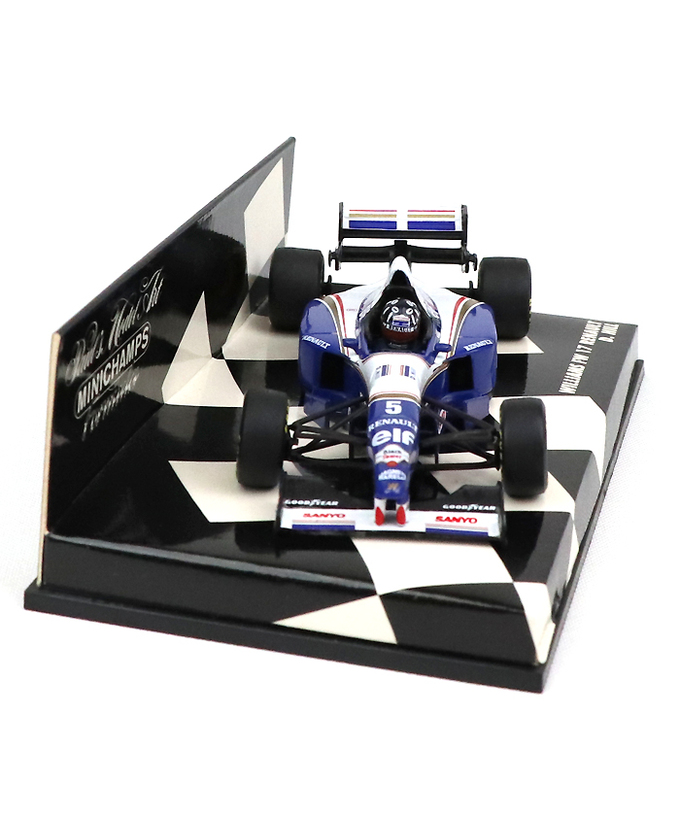 【海外並行品】ミニチャンプス 1/43スケール ウィリアムズ ルノー FW17 デーモン・ヒル 1995年拡大画像