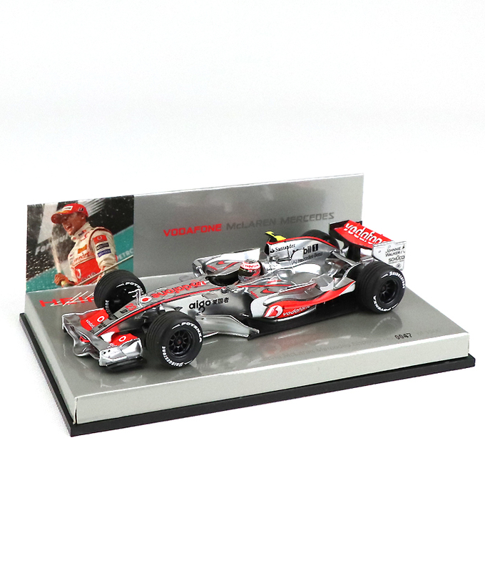 【海外並行品】マクラーレンチーム別注 ミニチャンプス 1/43スケール ボーダフォン マクラーレン メルセデス 2008年ショーカー ヘイキ・コバライネン拡大画像