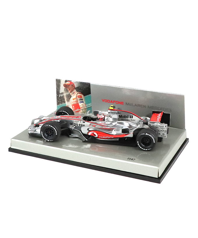 【海外並行品】マクラーレンチーム別注 ミニチャンプス 1/43スケール ボーダフォン マクラーレン メルセデス 2008年ショーカー ヘイキ・コバライネン拡大画像
